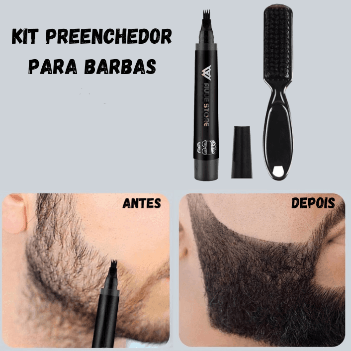 Kit Preenchedor de Barbas - blackatitudea