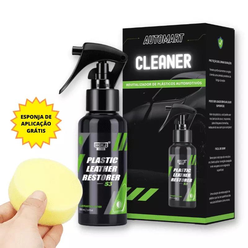 CLEANER® - Revitalizador de Plásticos Automotivos + Brinde Exclusivo - blackatitudea