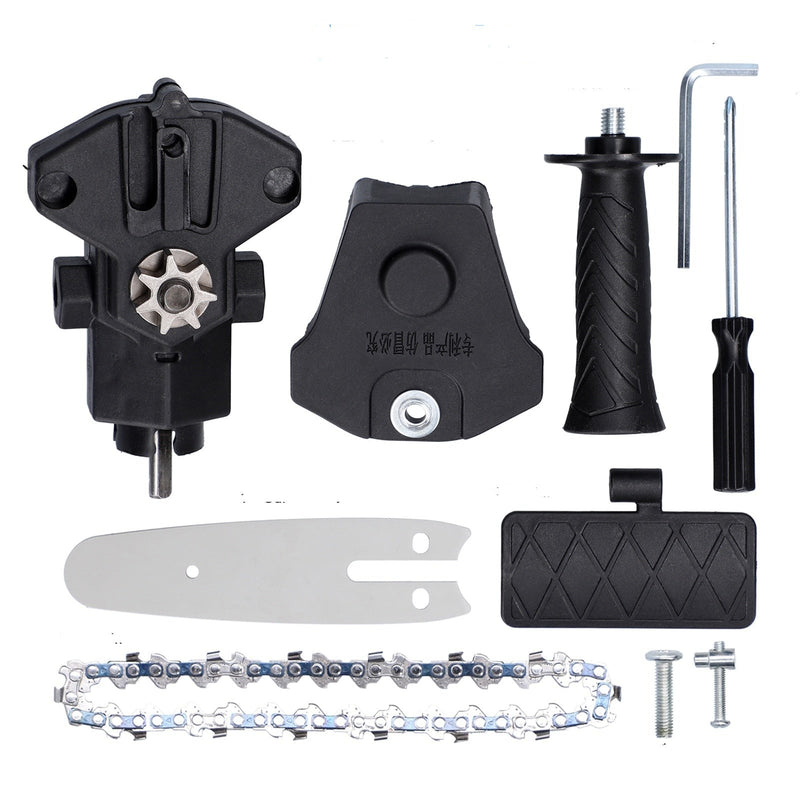 Kit Adaptador de Motosserra para Furadeira e Parafusadeira Elétrica Drill Chainsaw 6 Pol - blackatitudea