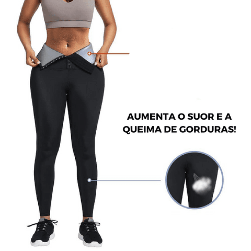 LIQUIDAÇÃO RELÂMPAGO (ÚLTIMO DIA) - Efeito Sauna - FIT MULHER Modela Cintura, Queima Calorias, Pochete e Ideal para Pós Parto - GARANTIA - blackatitudea