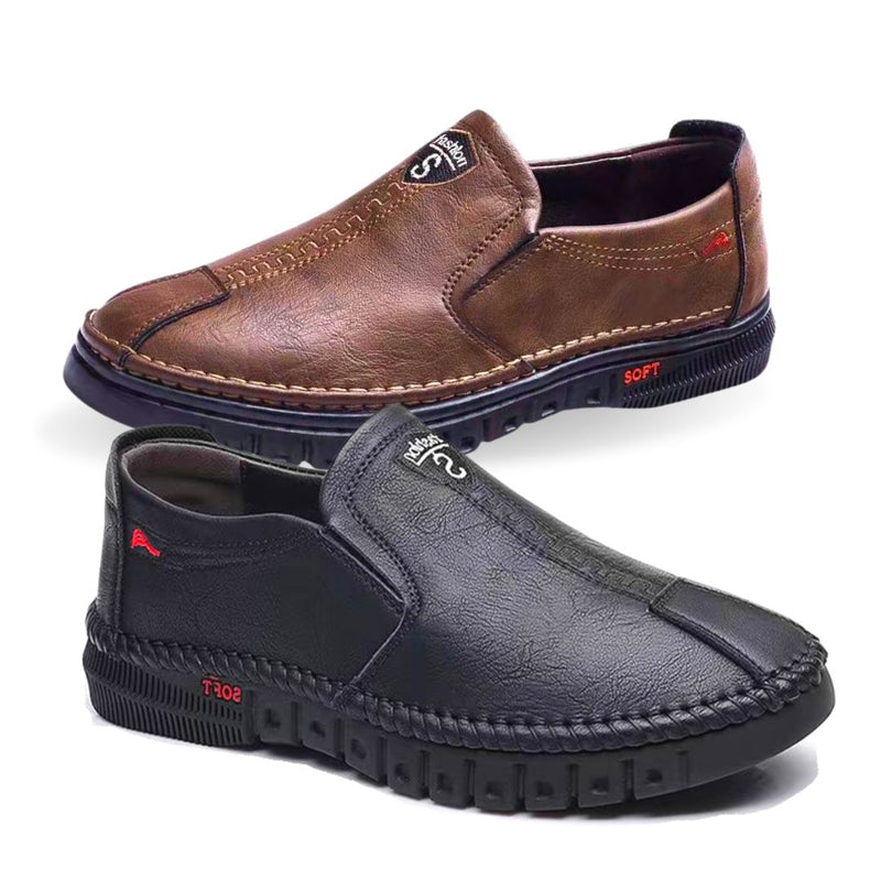 Mocassim Ortopédico de Couro Comfort - [COMPRE 1 LEVE 2] Oferta Apenas Hoje! - blackatitudea