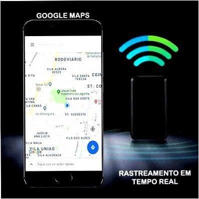 Rastreador GPS Compacto com Localização em Tempo Real - blackatitudea