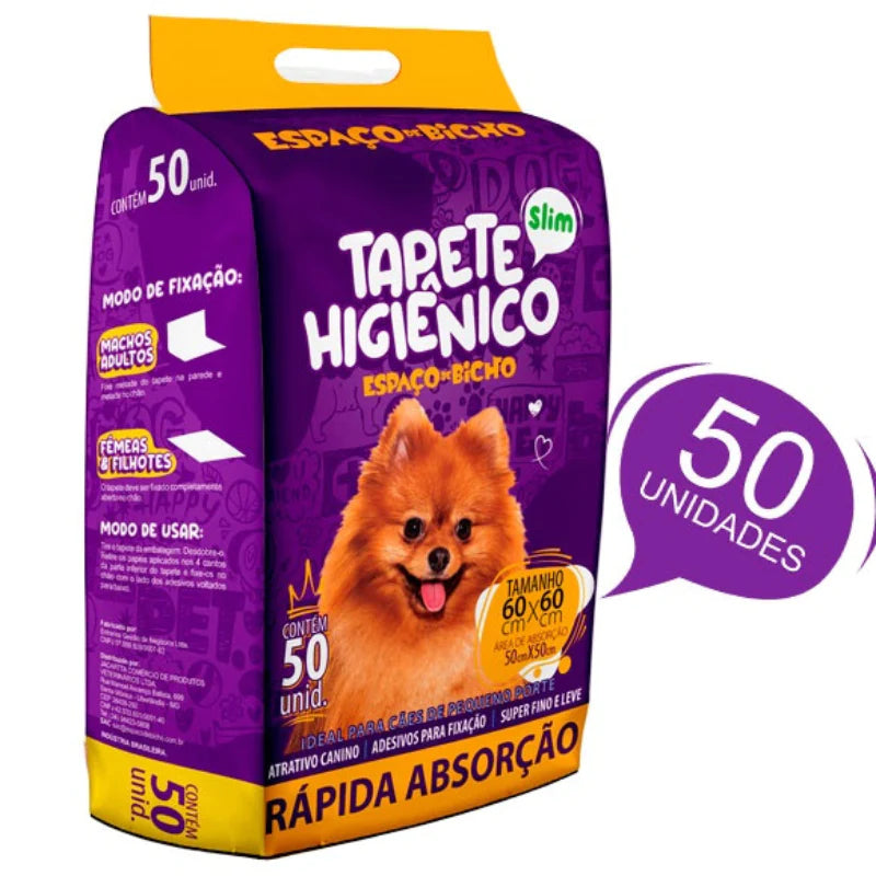 Tapete Higiênico Espaço de Bicho 50 Unidades