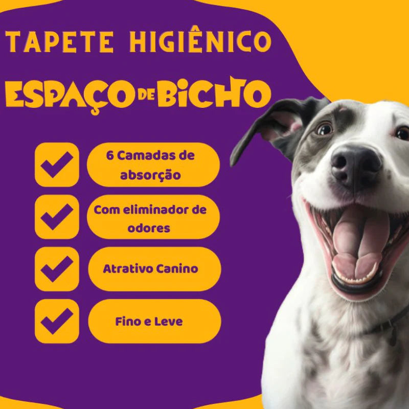 Tapete Higiênico Espaço de Bicho 50 Unidades