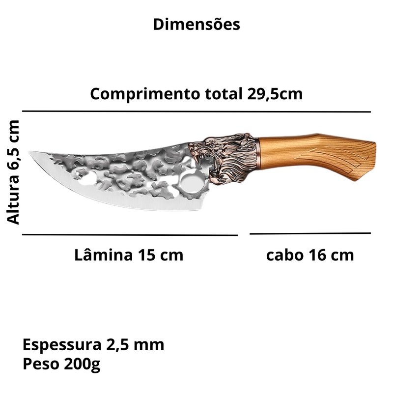 Faca para Churrasco 6 Polegadas Odin