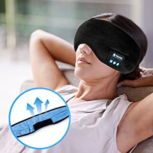 Mascara de Dormir Com Fone De Ouvido Bluetooth - Sleep Mask™