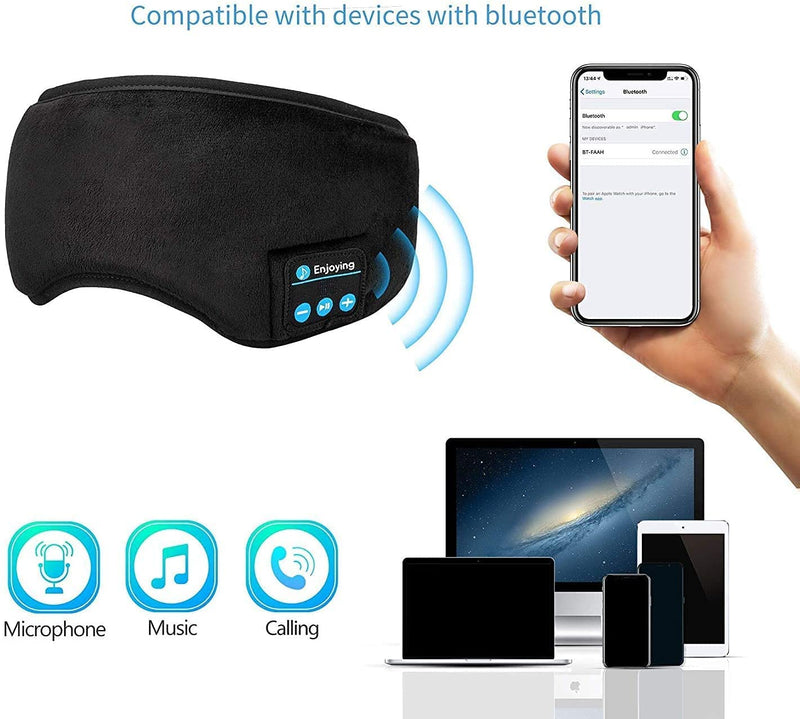 Mascara de Dormir Com Fone De Ouvido Bluetooth - Sleep Mask™