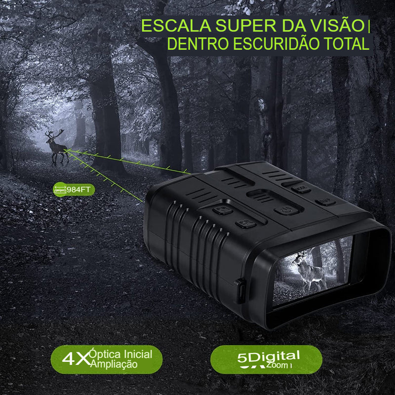 Binóculo Com Visão Noturna Full HD Night Vision